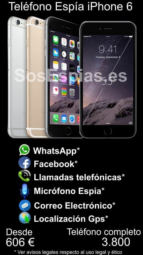 Teléfono Espía IPhone 6